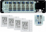 Salus SALUS StartPack Standar - zestaw przewodowego sterowania ogrzewaniem podłogowym bez zarządzania przez Internet: KL06-M, PL07, 4 x VS30W | 94507001 | 5902510014438