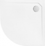 Brodzik Besco Asco Ultraslim p&oacute;łokrągły narożny 90 cm x 90 cm (BMAS-90) | BMAS-90 | 5908239686963