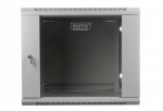 Szafa DIGIT Szafa sieciowa wisząca 19 9U rack 600x600, drzwi szyba, szary, niedzielona, złożona, 60kg | DN-W19 09U/600 | 5907772597262
