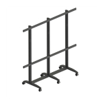 EDBAK Floor stand | TRV400.006 Videoconferencing trolley for Samsung | Height adjustment | 130 " | Maximum weight (capacity) 200 kg | Black | TRV400.006 | 5902841105904