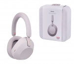 Sony WH-1000XM5 Bluetooth Wireless Over-Ear Headphones, BT 5.0, TWS, Noise Cancelling, Silver EU | SONY-WH1000XM5-SLV | 4548736132597