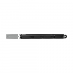 QNAP 1U Short Depth Rackmount 2.5GbE NAS | TS-464eU-8G | Intel Celeron | N5095 | 8 GB | DDR4 | TS-464eU-8G | 4711103082034