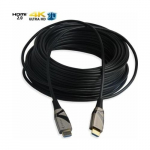Kabel Techly HDMI - HDMI optyczny 4K 30m czarny (103991) | ICOC HDMI-HY2-030 | 8051128103991
