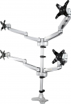 StarTech Uchwyt biurkowy na 3 monitory do 13'' - 30'' (ARMQUADPS) | ARMQUADPS | 0065030881456