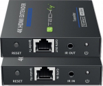 System przekazu sygnału AV Techly Extender HDMI 4K*60Hz Cat.6/6a/7 Zero Latecy IR do 70m | 364187 | 8059018364187