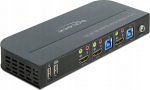 Przełącznik Delock DeLOCK Switch HDMI KVM 4K 60Hz w. USB 3.0 + A - 11481 | 11481 | 4043619114818
