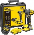 2&times;2.0Ah SFMCF830D2K STANLEY impact wrench | SFMCF830D2K-QW | 5035048835203