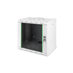 Digitus | Wall Mounting Cabinet | DN-19 09-U | Grey | IP protection class: IP20; Front door: Glass door, single opening; Cabinet type: Wall mounting cabinet; Equipment mounting depth min.-max.: 305-370 mm; Load capacity: 100 kg; Dimensions: 509 x 600 ...