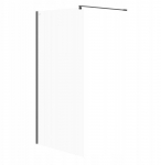 Cersanit (kabiny WALK-IN) Kabina prysznicowa walk-in MILLE - (100x200) czarna (S161-003) | S161-003 | 5902115765780