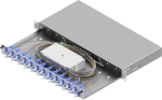 Easylan EASYLAN LWL-Skrzynka spawania Grade C 48,26cm 19Cal 1HE 24 Ports 24x LC-Duplex OS2 | LSB1C335 | 4055516085436