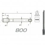 Fanar GWINTOWNIK G 1'' DIN-5156B HSSE 800 - D2-111101-3139 | D2-111101-3139 | 5900920085451