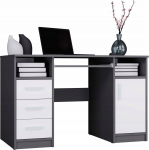 Biurko InMondo Delta Antracytowe 120 cm x 60 cm | M-MP-B-DELTA-120-ANTBIA | 5900354142461