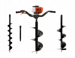 John Gardener Świder spalinowy(2os.) + wiertła(10cm,20cm,30cm) + adapter 50cm (1/2) | 5901477160684 | 5901477160684