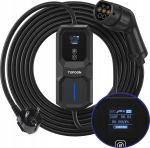 Ładowarka Viking TOPDON mobiln&iacute; nab&iacute;ječka pro elektromobily PulseQ AC Portable - 3,7kW | TOPPORT37 | 8595656508939