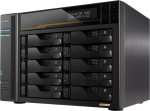 Serwer plik&oacute;w Asustor Lockerstor 8 Gen3 AS6808T 8-zatokowy AMD Ryzen V3C14 16GB DDR5 Czarny | AS6808T | 4710474831586