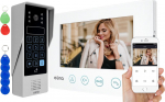 Eura Wideodomofon EURA VDP-90A3 DELTA+ biały 7'', full hd, WiFi ,2 wejścia, szyfrator, czytnik zbliżeniowy, ahd, tuya | VDP-90A3 DELTA+ Biała | 5905548278223