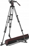 Statyw Manfrotto Zestaw Twin Carbon z głowicą 608- dolna rozp | MVK608TWINGC | 8024221698138