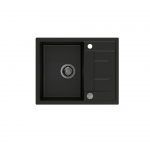 Plautuvė Quadron MORGAN 116 HB8210U7-BS juoda/plieno | 5903242537790 | 5903242537790