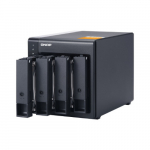 QNAP High-performance Desktop SATA 6Gbps JBOD Storage Enclosure | TL-D400S | Black | TL-D400S | 4713213515952