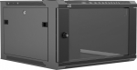 Caymon CAYMON WPR606R/B Naścienna szafa rack 19&rdquo; 6U, głębokość 600 mm, zdejmowana tylna pokrywa, czarna | WPR606R/B | 5414795045118
