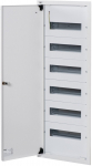 Kanlux Rozdzielnica modułowa metalowa 6x12 podtynkowa IP30 N+PE I klasa drzwi białe KP-DB-I-MF-612 biały 35685 | 35685 | 5905339356857