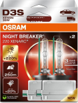 Osram Xenarc Night Breaker 2-pack | Żar&oacute;wka ksenonowa | 220, D3S, 35W | 66340XN2-2HB | 4062172397797