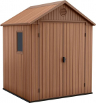 Keter Domek ogrodowy Darwin, model 6x6, brązowy | R84774 | 7290112634054