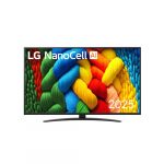 LG 50NANO81A3A | 50 | Smart TV | webOS 25 | UHD | Black | LG50NANO81A3A50 | 8806096352861
