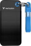 Dysk zewnętrzny SSD Verbatim Pocket 2TB Czarno-niebieski (32195) | 32195 | 0023942321958