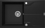 Zlewozmywak Deante Andante Flush 1-komorowy z ociekaczem - nero | ZQN N11F | 5908212096017
