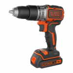 BLACK & DECKER 18V Drill Driver with 2x2.0 Ah Batteries | BCD383D2XK-QW | BCD383D2XK-QW | 5035048833513