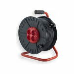 Elgotech Przedłużacz bębnowy HARD 4 x GS czarny 25m (PZB-40-25G/2,5) | PZB-40-25G/2,5 | 5902694041145
