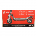 SALE OUT. Ninebot by Segway Superscooter GT3 E | Segway Superscooter GT3 E | Electric Scooter | Max 2400 W | Up to 25 km/h | 11 " | 24 month(s) | Black and Grey | DAMAGED PACKAGING, PAINT AND BODY, MISSING INNER PACKAGING, SCRATCHED, DIRTY | AA.06.02 ...