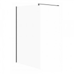 Cersanit (kabiny WALK-IN) Kabina prysznicowa walk-in MILLE - (120x200) czarna (S161-004) | S161-004 | 5902115765797
