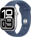 Smartwatch Apple Watch 10 GPS 46mm Silver Alu M/L Niebieski (MWWM3) | MWWM3QF/A | 0195949563720