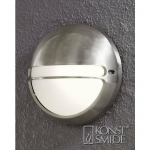 Kinkiet Konstsmide Konstsmide 7333-000, Outdoor wall lighting, Aluminium, White, Garden, Patio, White, 1 bulb(s), Warm white | 7333-000 | 7318307333008