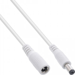 InLine 120er B-Pack &reg; DC przedłużacz DC ST/BU 5,5x2,1mm biały 2m | 4043718342600 | 4043718342600