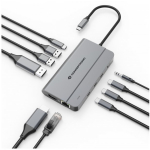Stacja/replikator Conceptronic CONCEPTRONIC 10-1 Dock USB-C->HDMI/2xUSB-A/3xUSB-C/100WPD | DONN34G | 4015867243992