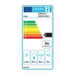 CATA Hood | OMEGA 600 X/M | Wall mounted | Energy efficiency class C | Width 60 cm | 645 m&sup3;/h | Mechanical control | LED | Stainless steel | 02002310 | 8422248109826