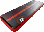 Master Dmuchany materac gimnastyczny MAS-B862-Black-Red 300 cm x 100 cm x 20 cm czarna | MAS-B862-black-red | 8592833009852