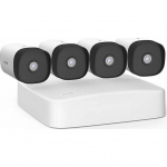 Tenda K4P-4TR - PoE kamerov&yacute; set 4MPx, 4CH NVR + 4x IP kamera 4MPx, IP67, zvuk, web. rozhran&iacute;,CZ app | K4P-4TR | 6932849438048