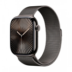 Watch Apple Watch Series 10 GPS + Cellular 46mm Slate Titanium Case with Milanese Loop M/L - Titanium | MWYW3QF/A | 195949564147