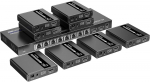 System przekazu sygnału AV Techly Extender HDMI 1x8 4K30Hz do 40m przez kabel sieciowy Kat6 IR PoC | TLY_368505 | 8059018368505