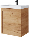 Riva CABIN WITH WASHBASIN WTU-50GE-PM GLD OAK | 4779019868081 | 4779019868081