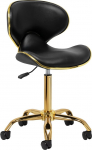 Gabbiano Taboret kosmetyczny Q-4599G złoto czarny | 5906717461385 | 5906717461385