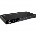 Przełącznik Lindy LINDY KVM Switch HDMI 4K60,USB3.0 & Audio 4Port | 39313 | 4002888393133