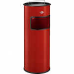 Kosz na śmieci Wesco Kosz na śmieci z popielniczką czerwony 30l Ashtray | 8011529 | 4027801206055
