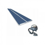 Master Dmuchany materac gimnastyczny S-Pro 1400 cm x 200 cm x 10 cm niebieski | MAS-BB14201S-blue-white | 8592833011381