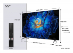 TCL C69KS 55C69KS TV 139.7 cm (55") 4K Ultra HD Smart TV Wi-Fi Metallic | 55C69KS | 5901292527297