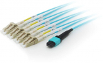 Equip Patchcord światłowodowy MTP - 4x LC, OM4, 5m (25556507) | 25556507 | 4015867192535